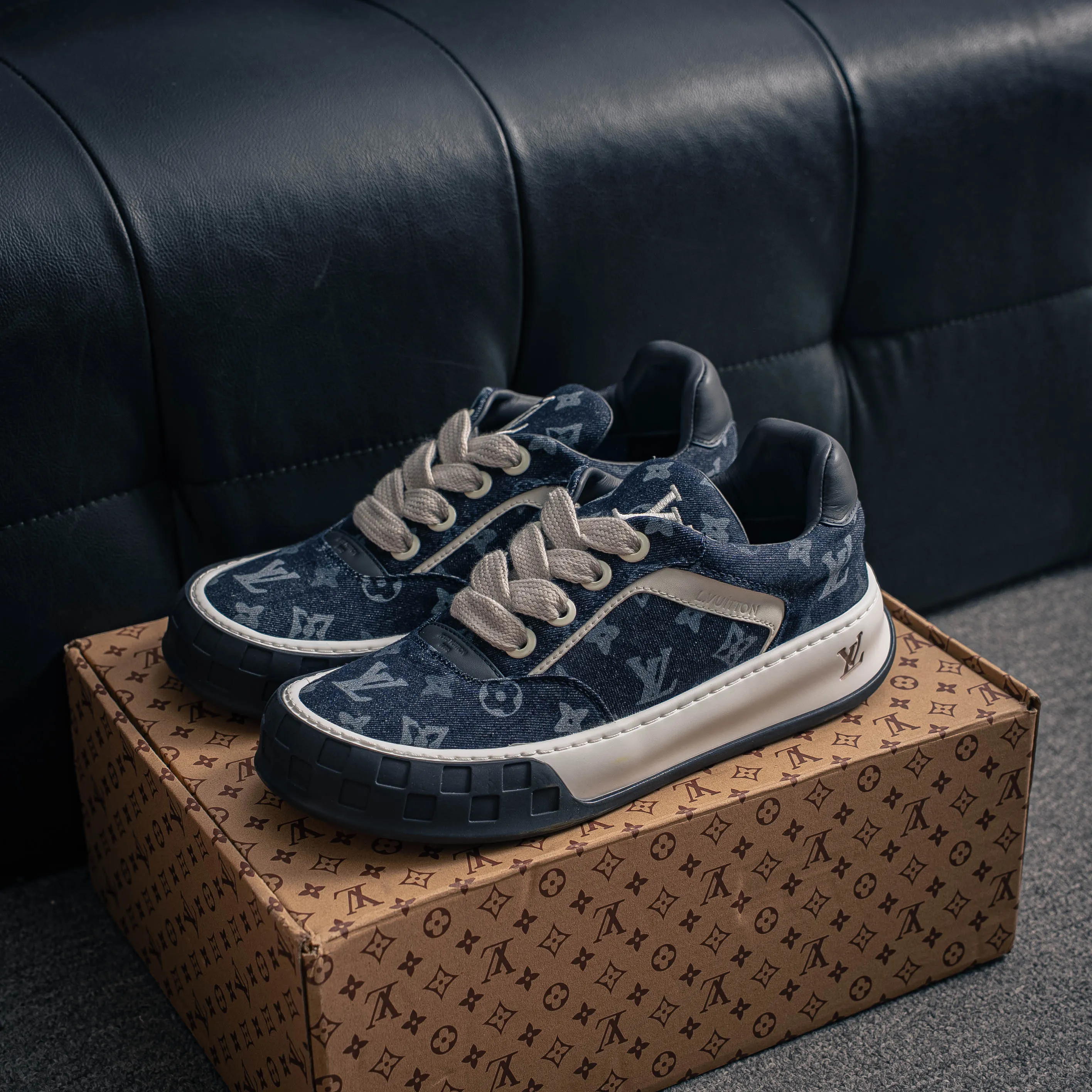 # LOUIS VUITTON Tilted Series｜2026 LV Tilted Low Sneakers Series Low-Top Retro Skate Shoes Men Shoes｜ ｜ ✦